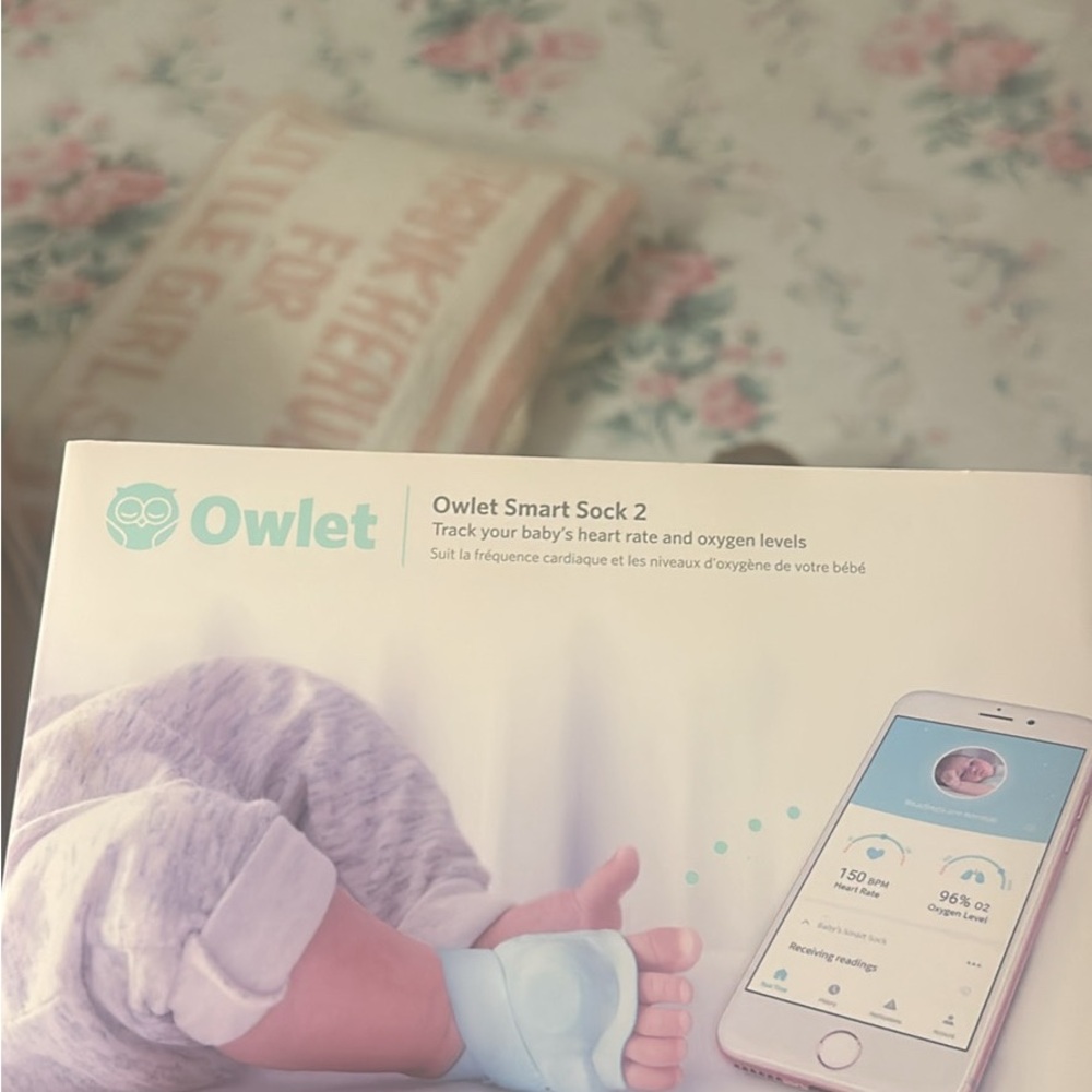 Owlet Smart Sock 2 Baby Monitor - Blue